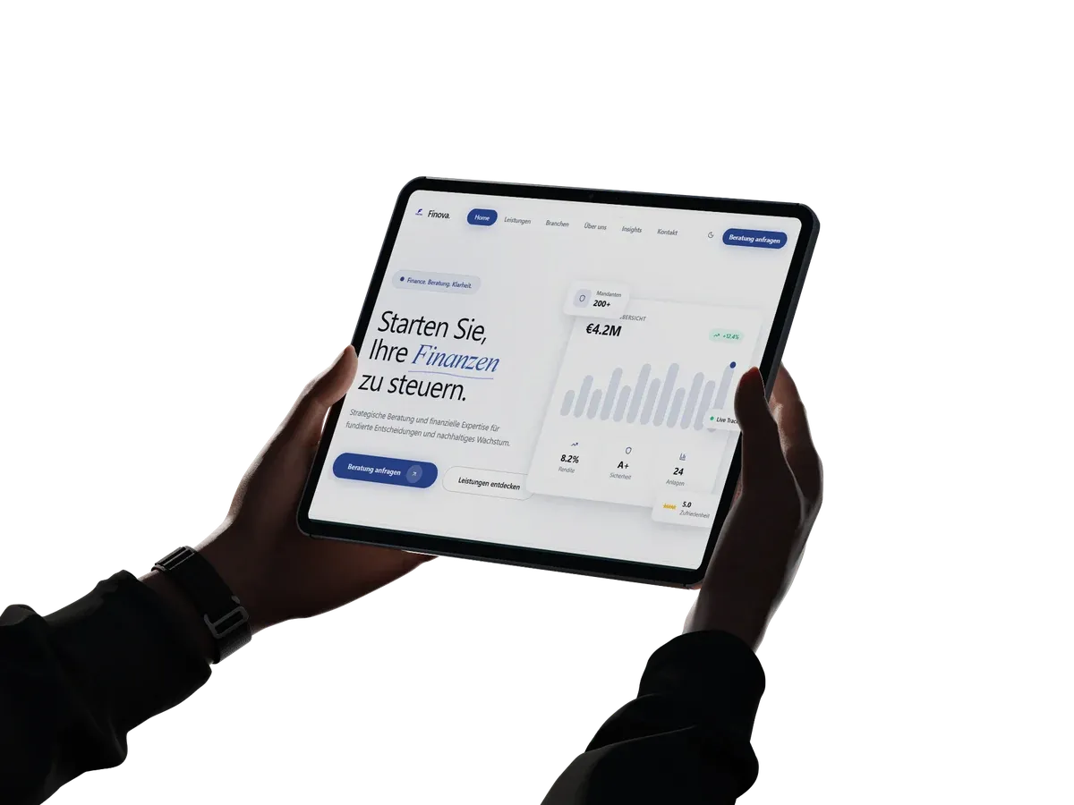Finova Finance Website