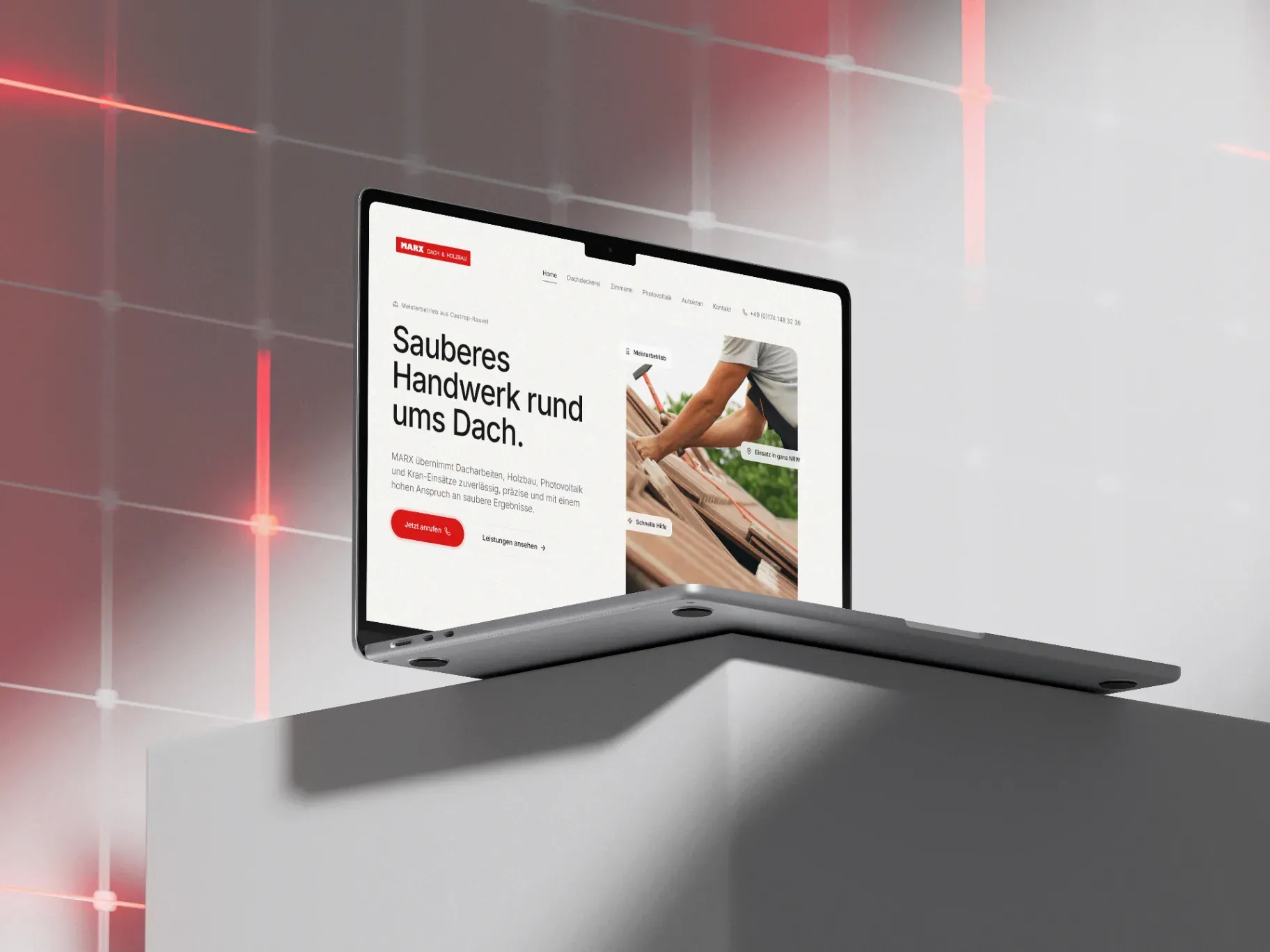 Maler Marx Website Mockup